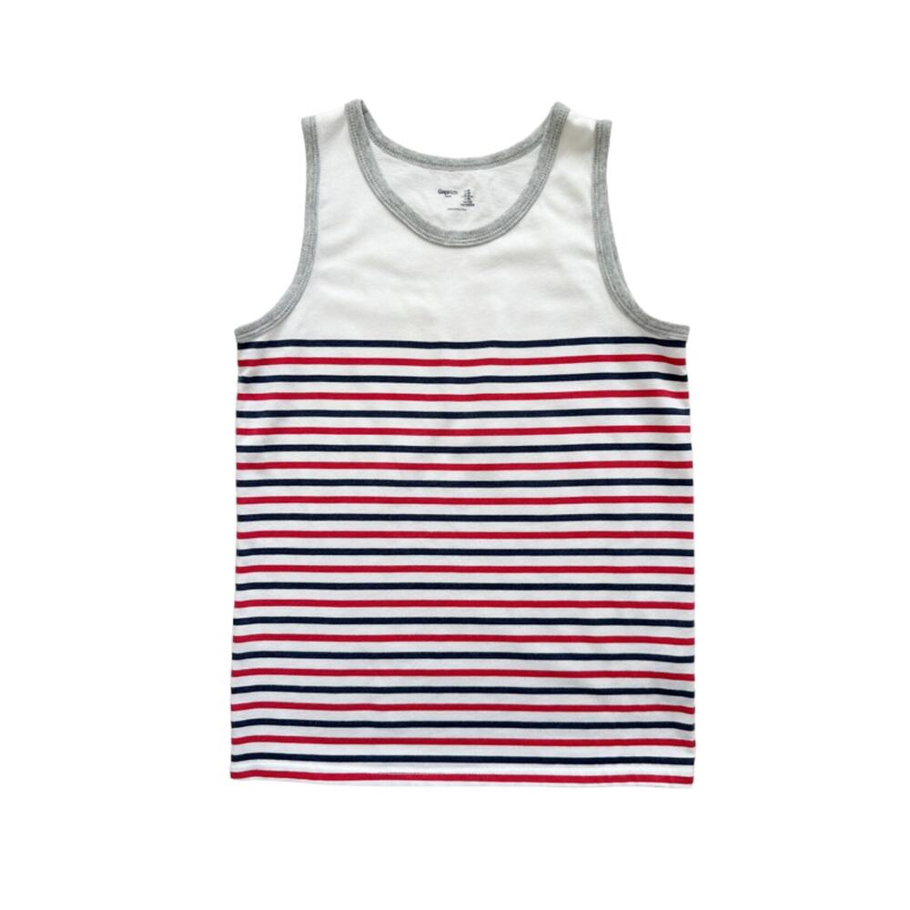 Gap Red, White + Blue Stripe Tank Top Size 8